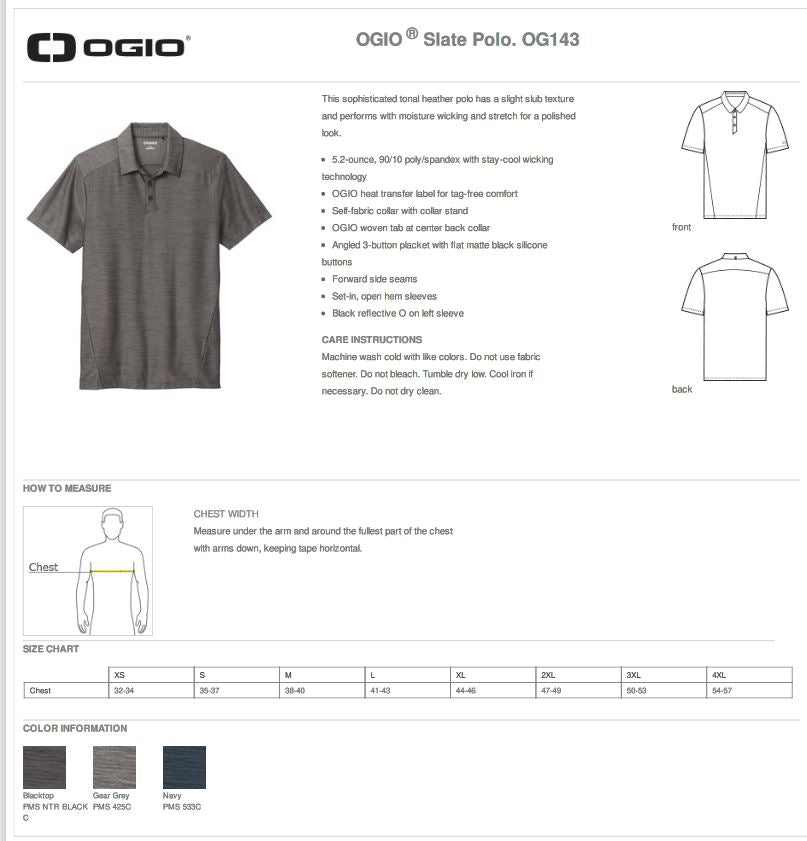 Saitama Slate Dryfit Polo